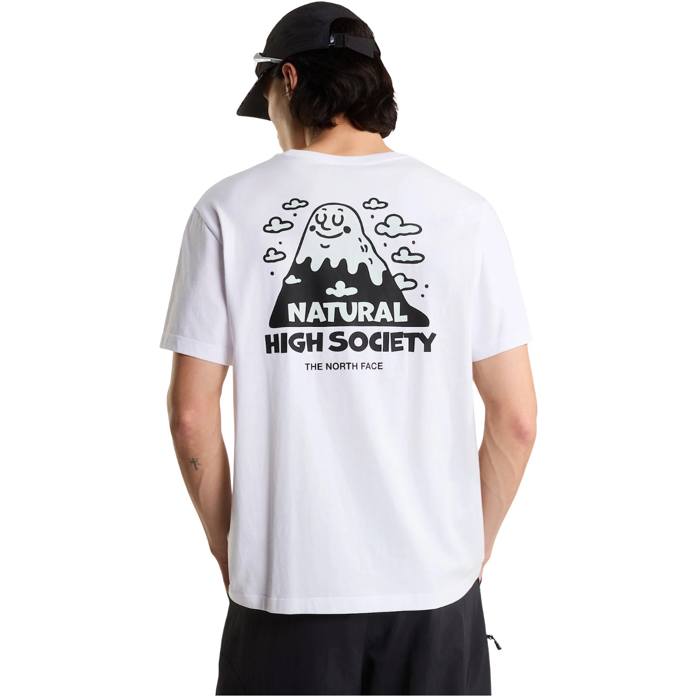 2026 The North Face Natutal High Society T-Shirt NF0A8JPQ - White